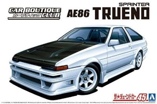 1:24 Car Boutique Club AE86 Trueno Sprinter