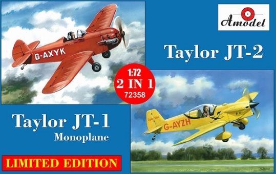 1:72 Taylor JT-1(G-BKHY) & JT-2 (G-BFID) Set (2 in 1)
