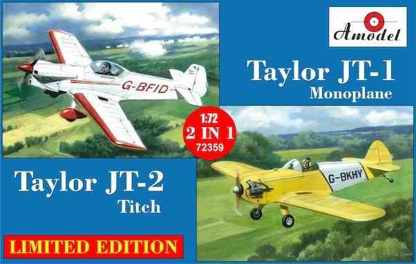 1:72 Taylor JT-1(G-AXYK) & JT-2 Titch (G-AYZH) Set (2 in 1)