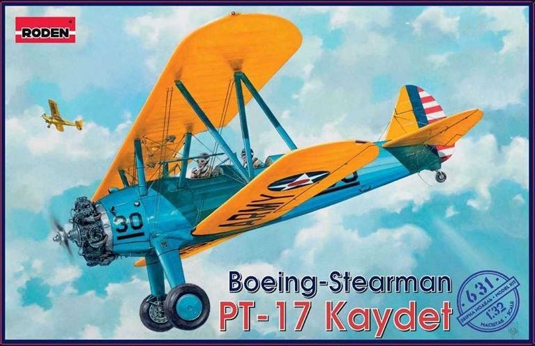 1:32 Boeing-Stearman PT-17 Kaydet (2x camo)