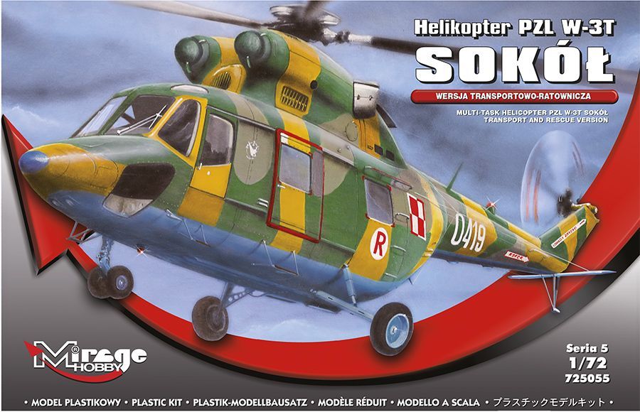 1:72 PZL W-3T Sokół (wersja transportowo-ratownicza)