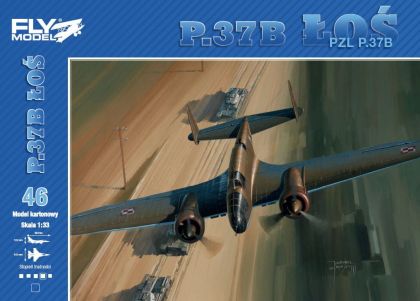 1:33 PZL P-37B Łoś