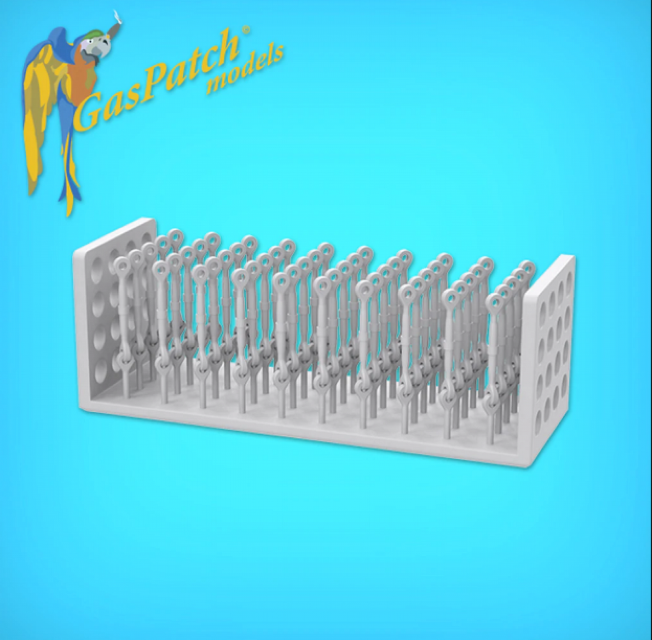 1:24 Resin Turnbuckles Type A (50 Items)