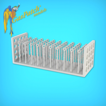 1:24 Resin Turnbuckles One End (50 Items)