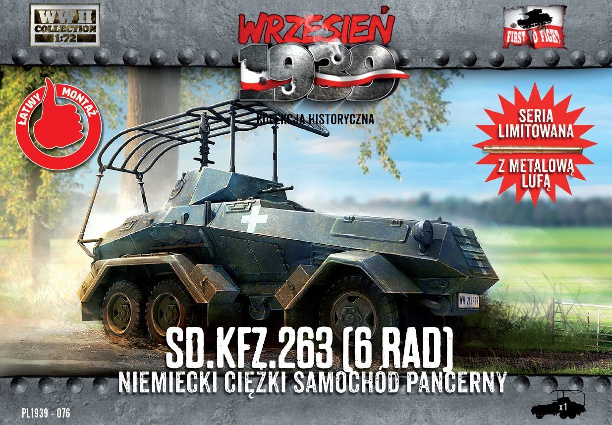 1:72 Sd.Kfz.263 6-rad - German Heavy Armored Car