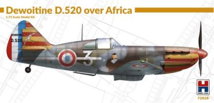 1:72 Dewoitine D.520 over Africa