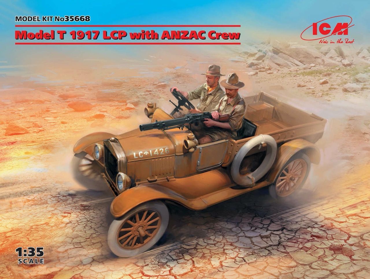 1:35 Model T 1917 LCP with ANZAC Crew