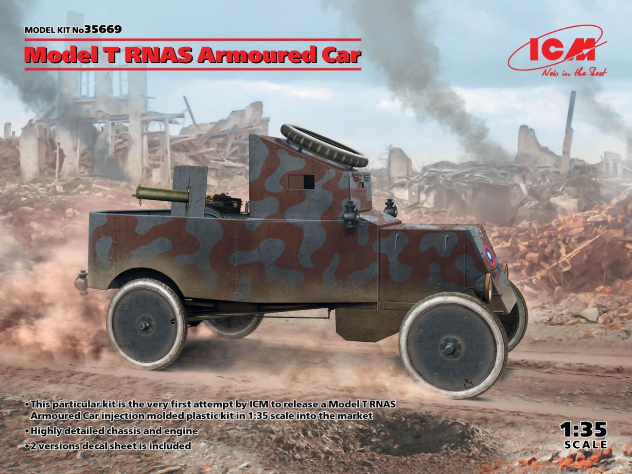1:35 Model T RNAS Armoured Car