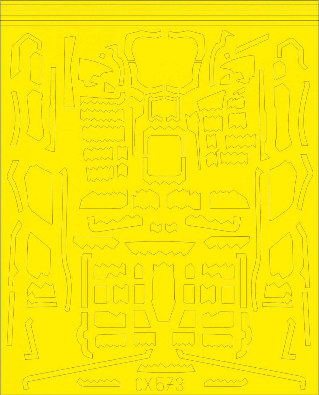 1:72 Lockheed-Martin F-35B Lightning II surface panels