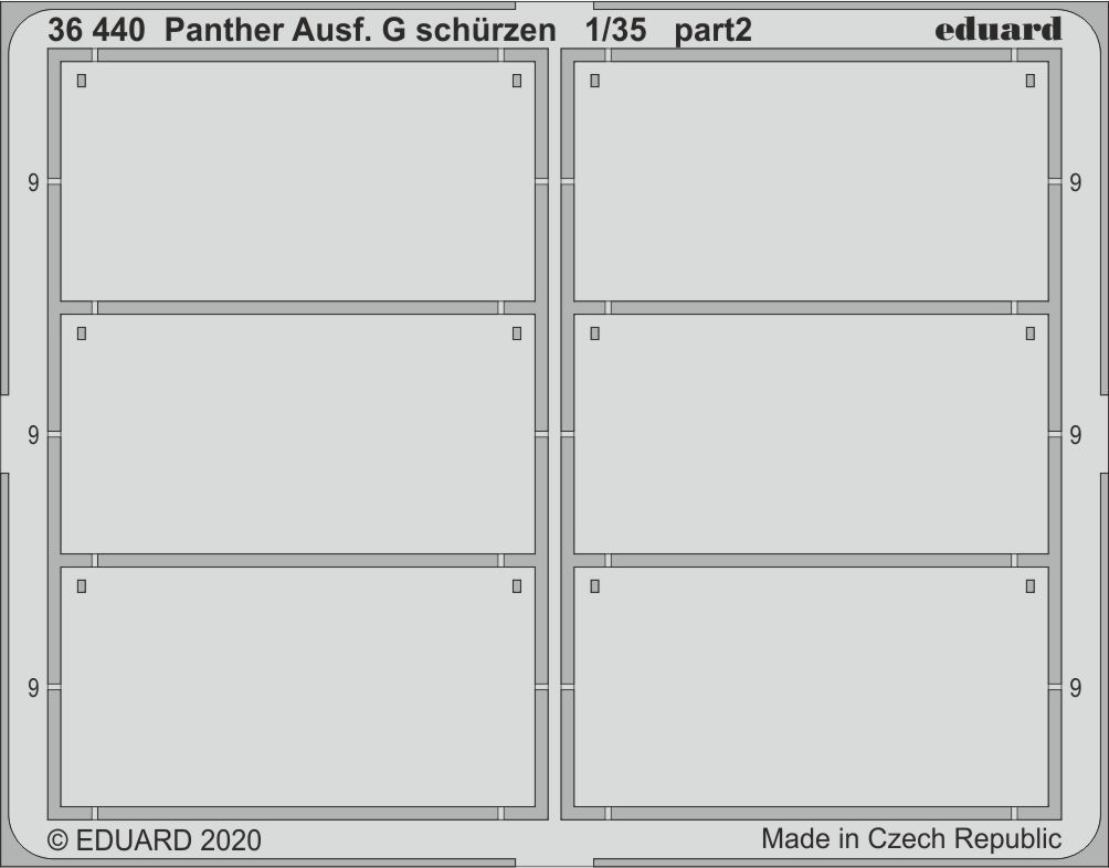 1:35 Pz.Kpfw.V Ausf.G Panther schurzen