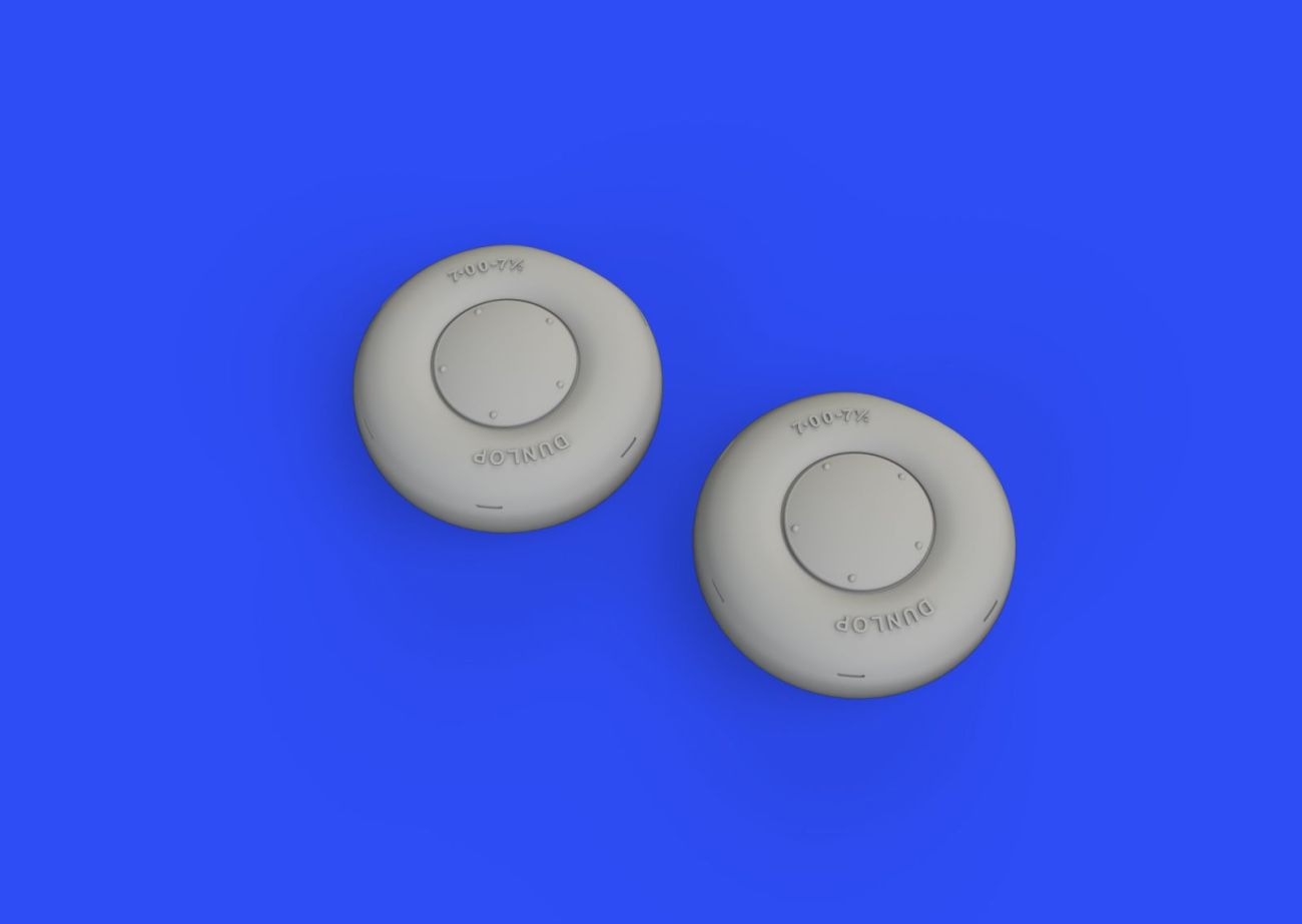 1:48 de Havilland DH.82a Tiger Moth wheels