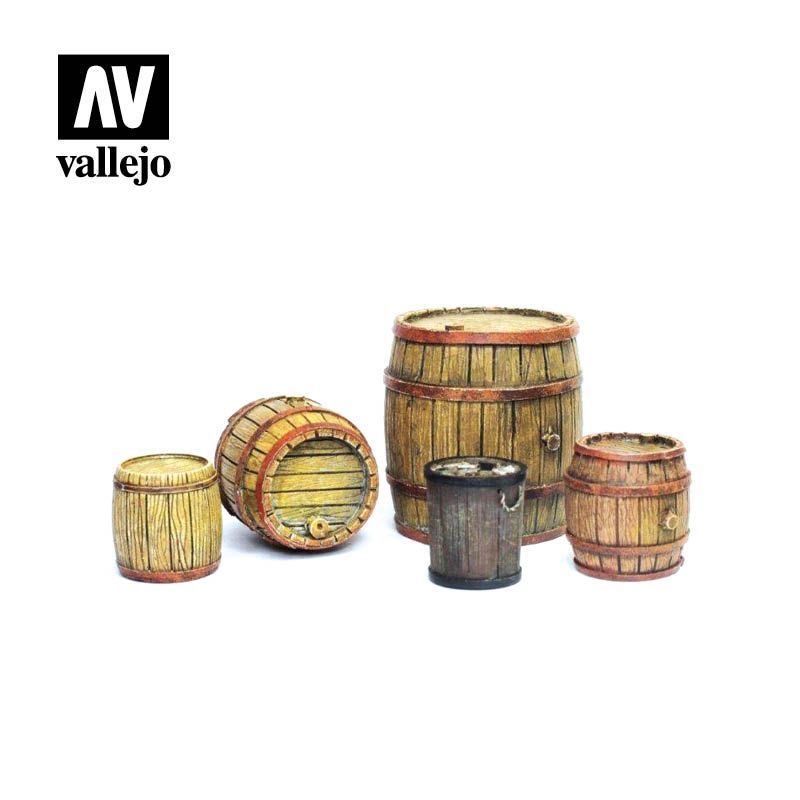 1:35 Wooden Barrels