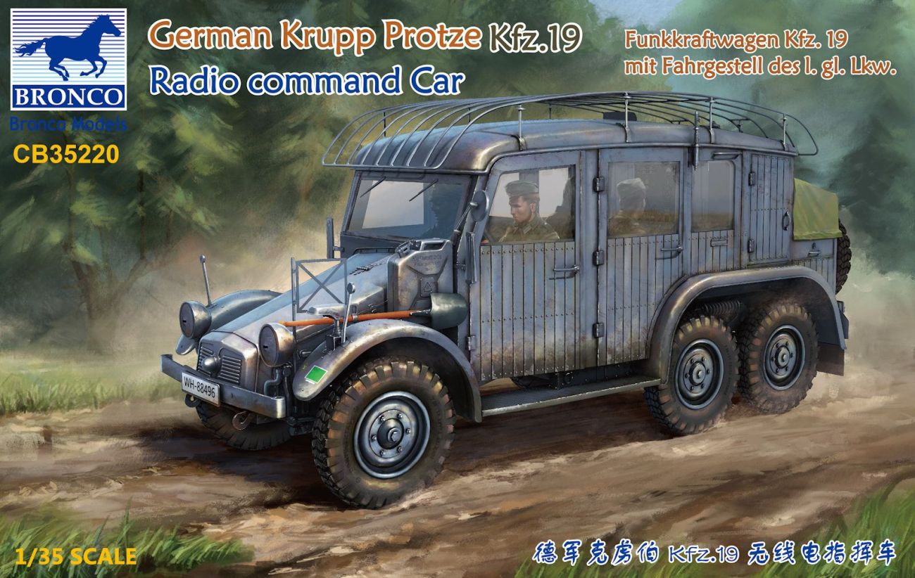 1:35 German Krupp Protze Kfz.19 Radio command Car