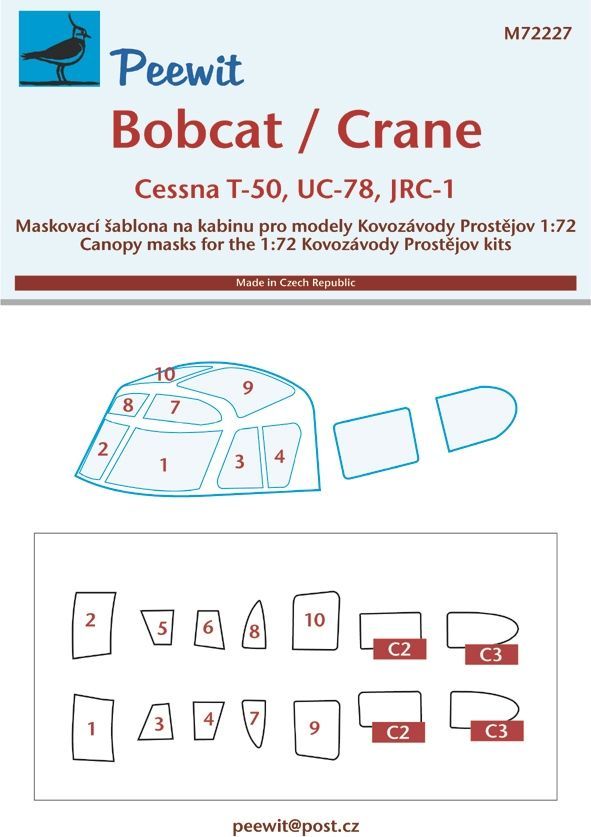 1:72 Cessna UC-78A/JRC-1/T-50 'Bobcat'/Crane Mk.IA