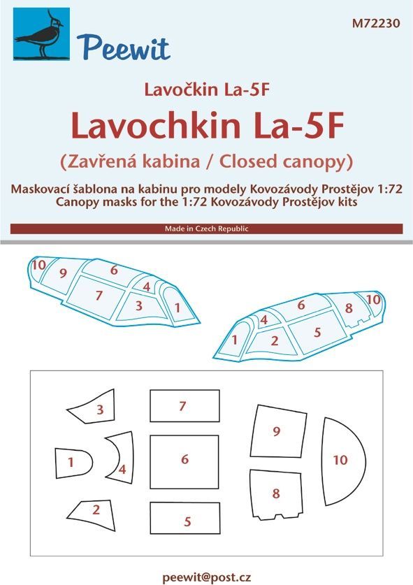 1:72 Lavochkin La-5F closed