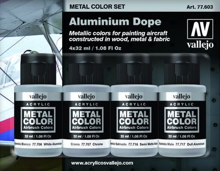 Aluminium Dope Metal Color Set