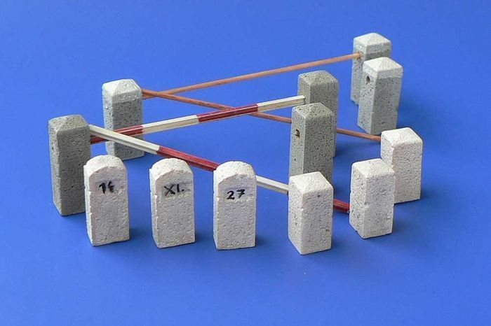 1:48 Stone bollards