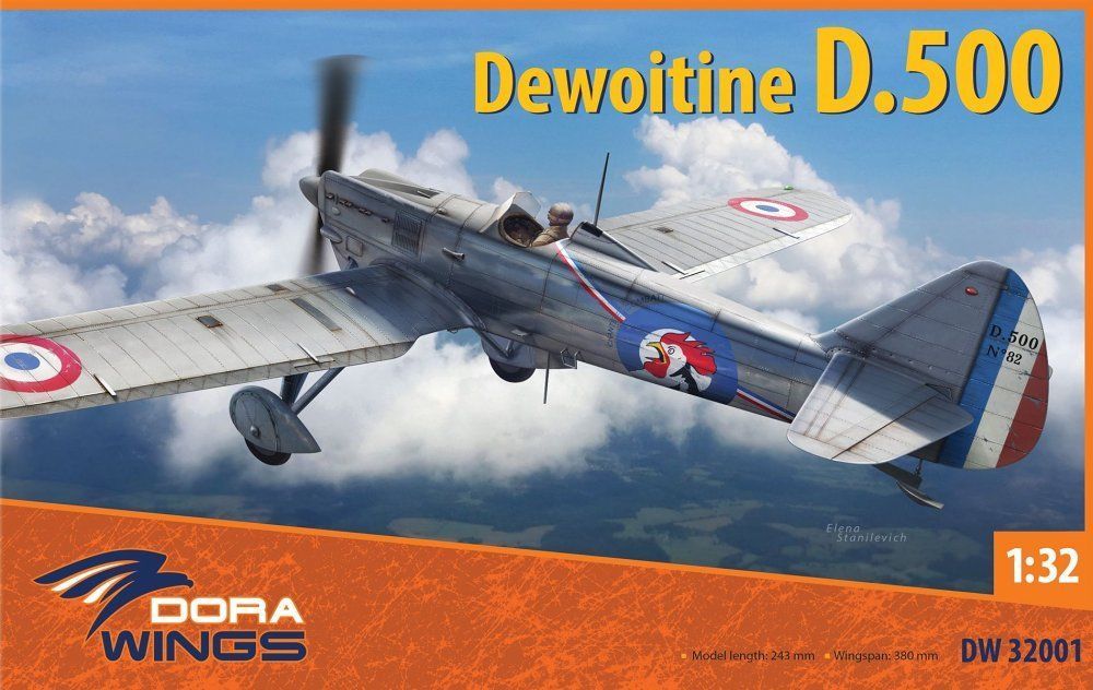 1:32 Dewoitine D.500 (w/ Cartograf decals)