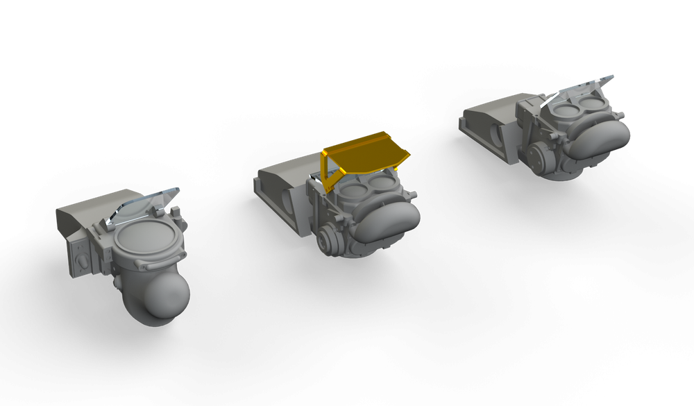 1:48 North-American P-51D Mustang gun sights