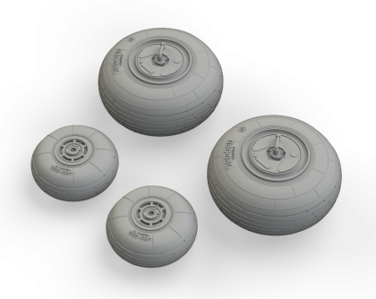 1:48 Mil Mi-24V/VP wheels