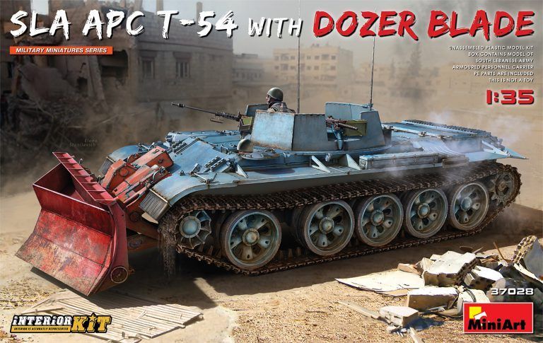 1:35 SLA APC T-54 w/DOZER BLADE. INTERIOR KIT