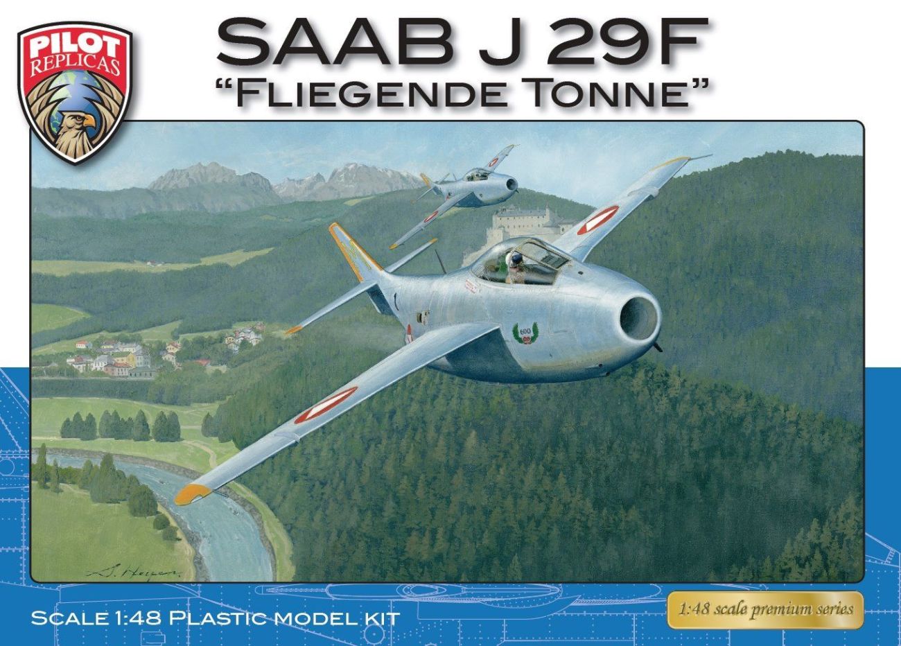 1:48 SAAB J 29 F - Austria