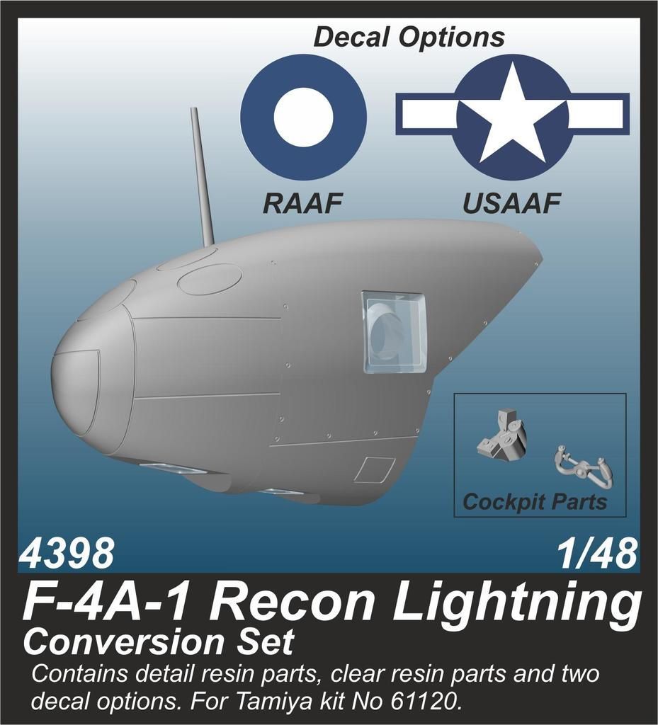 1:48 F-4A-1 Recon Lightning Conversion Set