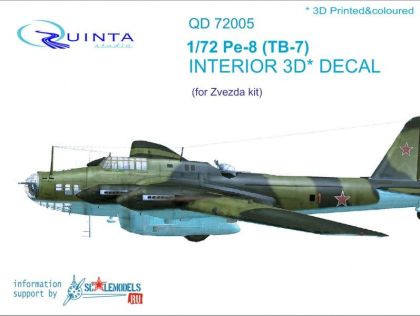 1:72 Pe-8/TB-7 Interior 3D Decal