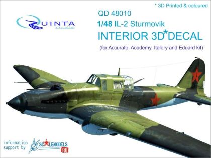 1:48 IL-2 Interior 3D Decal