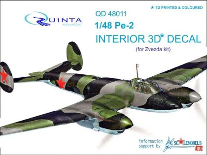 1:48 Petlyakov Pe-2 Interior 3D Decal