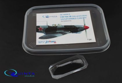 1:48 Yak-1B (late production) 1 pcs vacuformed clear canopy