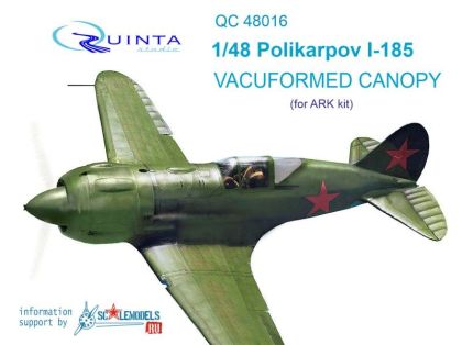 1:48 Polikarpov I-185 vacuformed clear canopy