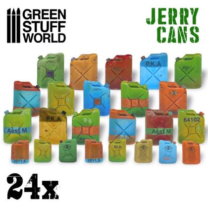 1:48/1:35 24x Resin Jerry Cans