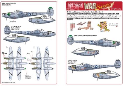 1:48 P 38L Lightning’s of the Pacific (Late War) Set 1