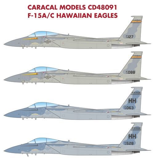 1:48 F-15A/C Hawaiian Eagles