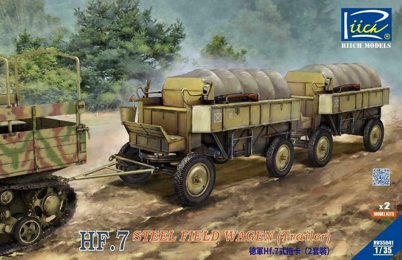 1:35 HF.7 Steel Field Wagon (Trailer)