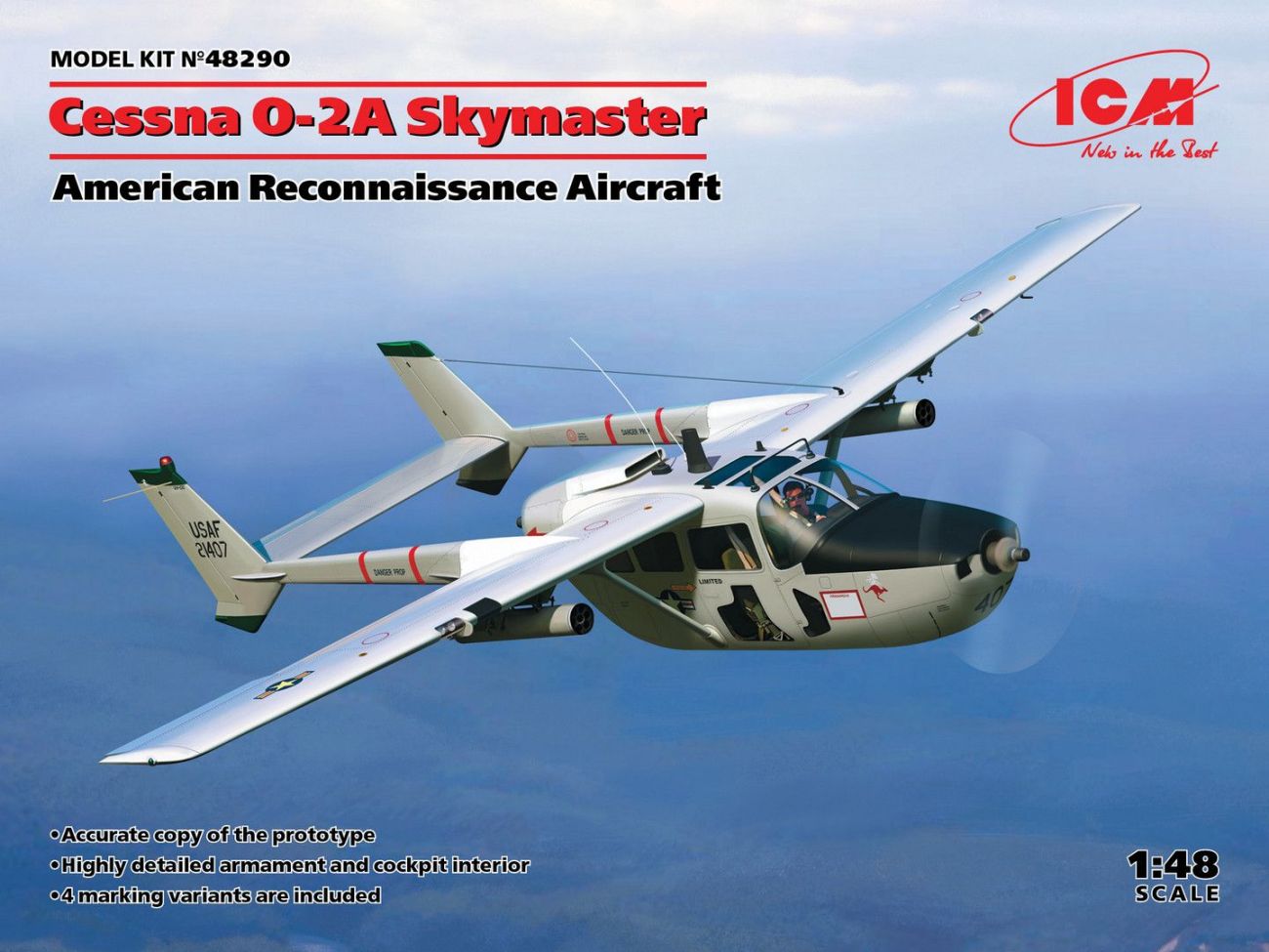 1:48 Cessna O-2A Skymaster