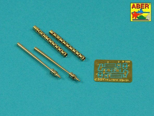 1:16 Set of 2 barrels for guns MG13 (long) used in German light tank Pz.Kpfw. I, Ausf.A early to 193