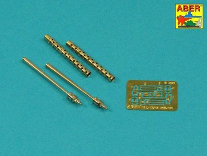 1:16 Set of 2 barrels for guns MG13 (long) used in German light tank Pz.Kpfw. I, Ausf.A early to 193
