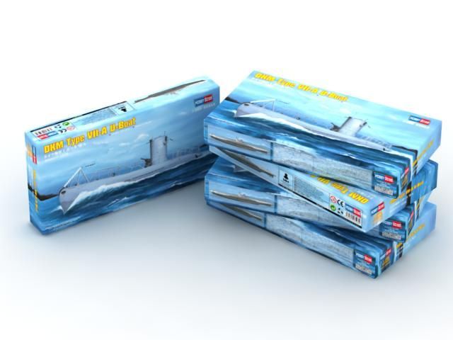 1:350 DKM Navy Type VII-A U-Boat