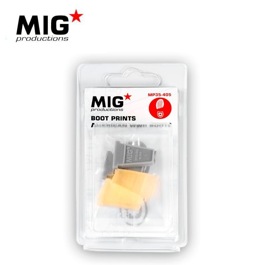 1:35 BOOT PRINTS AMERICAN WWII BOOTS