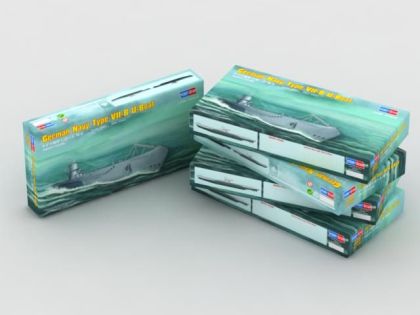 1:350 German Navy Type VII-B U-Boat