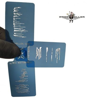 Set “3” – 3 Airbrush Stencils