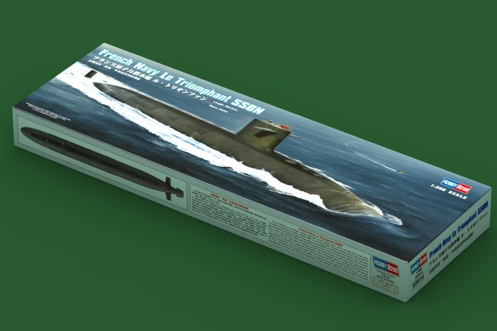 1:350 French Navy Le Triomphant SSBN