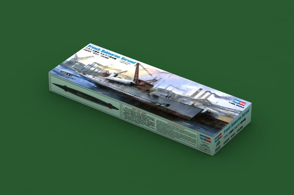 1:350 French Surcouf Submarine Cruiser