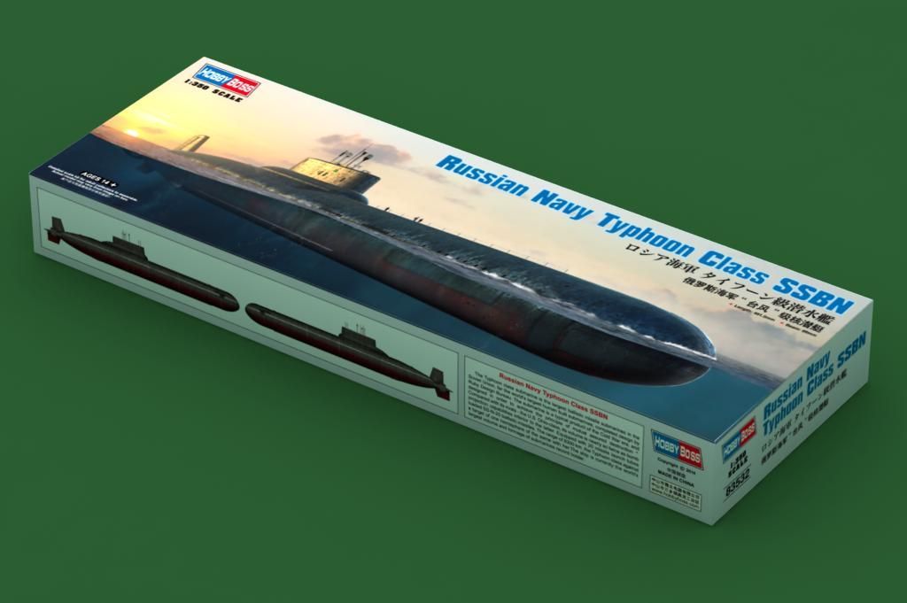 1:350 Russian Navy Typhoon Class SSBN