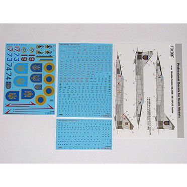 1:48 Decals Ukrainian Foxbats: MiG-25RB and Stencils