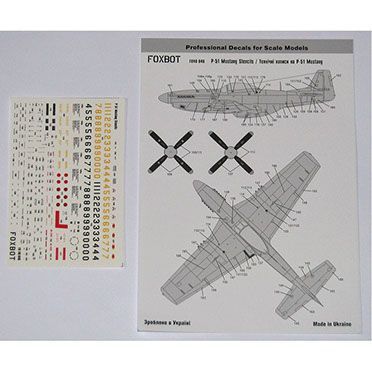 1:48 Stencils for P-51 Mustang
