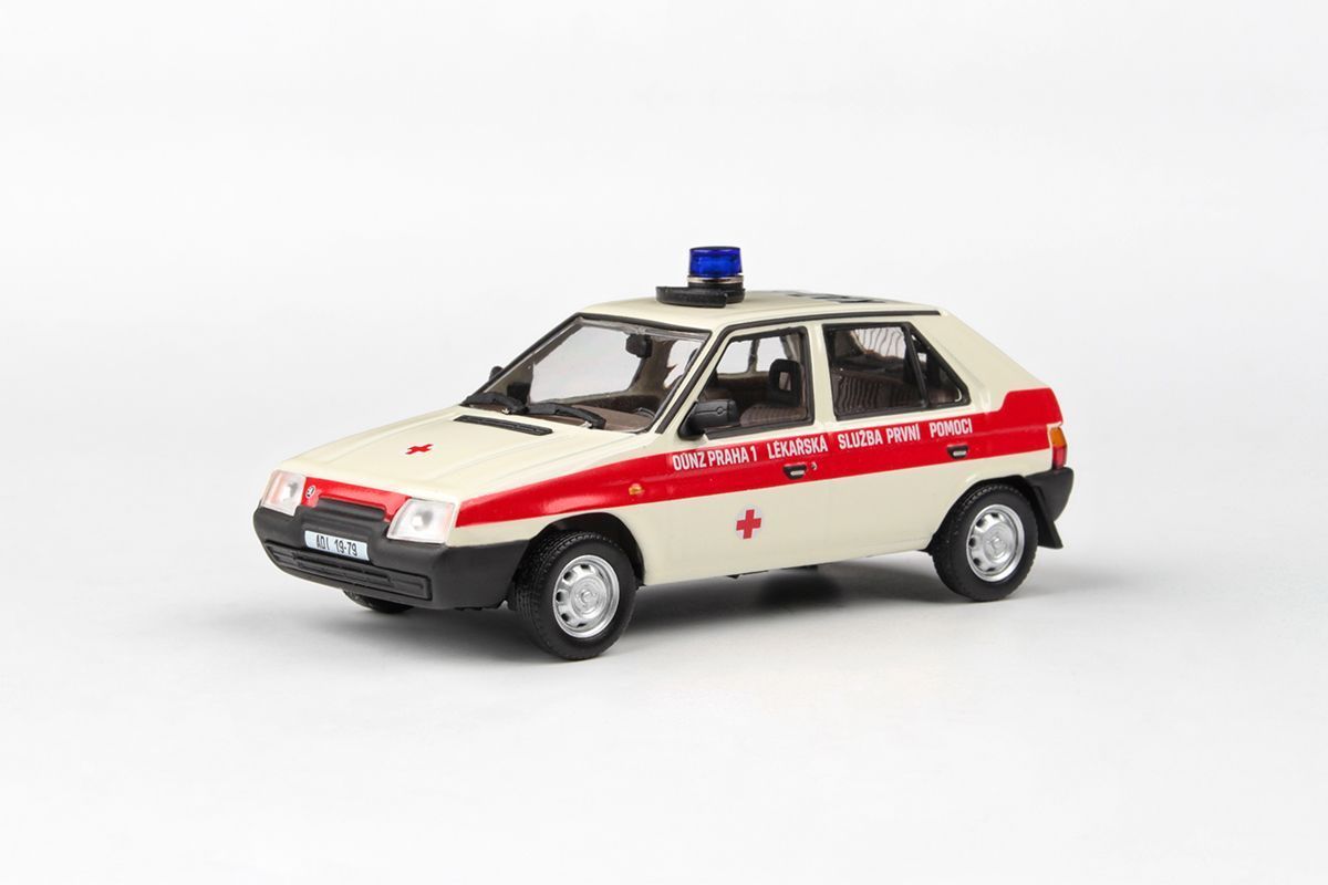 1:43 Škoda Favorit 136L (1988) - OÚNZ Praha 1