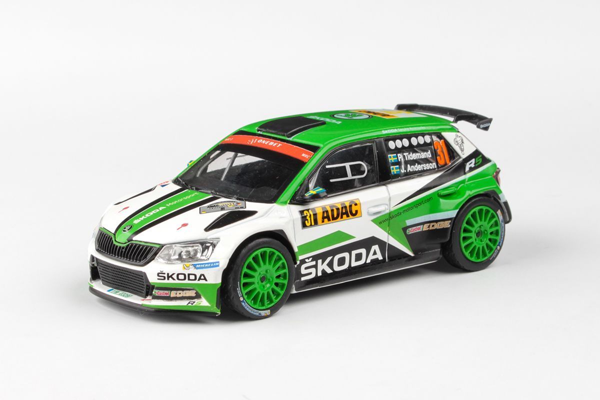 1:43 Škoda Fabia III R5 (2015) - ADAC Rallye Deutschland 2017 #31 Tidemand - Andersson